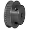B&B Manufacturing 38-3P06-6FA3, Timing Pulley, Aluminum, Clear Anodized,  38-3P06-6FA3 - alternate 1